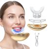 Rika Lip Plumper Device2 in 1 Lip and Teeth Care Tool, Smooth Lip Wrinkles, Lip Plumper, Teeth Whitening Kit, LED Accelerator Light, Teeth Whitening Gel 3ml*2,Whitens up to 10 Shades in 7 Days (Gold) view 1