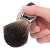 Professional Men Shaving Brush Travel Portable Shaving Brush with Stainless Steel Handle view 4