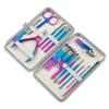 Gradient Color Patchwork Nail Clipper Set, Enhancement Tools, 15 piece view 1