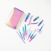 Gradient Color Patchwork Nail Clipper Set, Enhancement Tools, 15 piece view 4