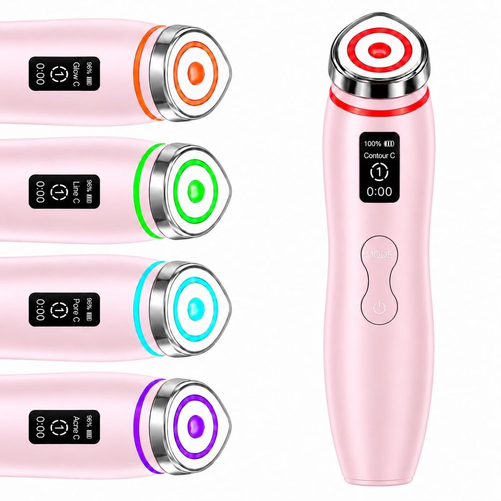 Red Light Beauty Device for face, LED Red Light Wand,Face Massager Tool