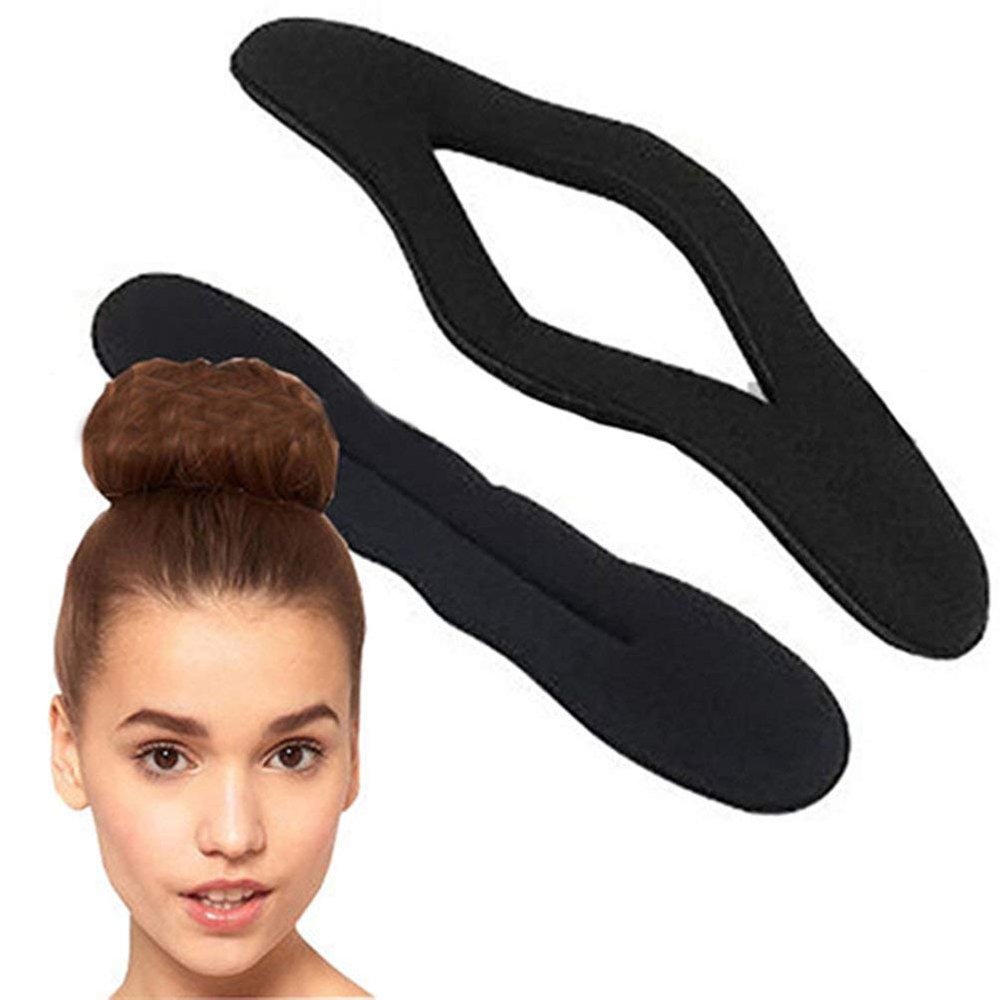 4Pcs Magic Sponge Clip Foam Donut Hair Styling Bun Curler Tool Maker Ring Twist Clever fashion