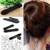 4Pcs Magic Sponge Clip Foam Donut Hair Styling Bun Curler Tool Maker Ring Twist Clever fashion view 3