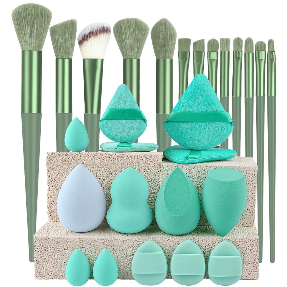 Makeup Brushes 8-29Pcs Kit Professional Women Cosmetic Soft Powder Brush Eyeshadow Foundation Full Set Travel Beauty Tool,27pcs(03)