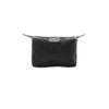 1Pcs Women's Dumpling Shape Nylon Waterproof Zipper Makeup Bag,Large-Capacity Storage Handbag Black Practical view 4