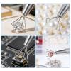 2PC Piercing Ball Grabber Tool for Changing Jewelry Stianless Steel Piercing Kit Anti Slip 4-Claw Pick Up Tool & Ball Holder for Body Jewelry view 3