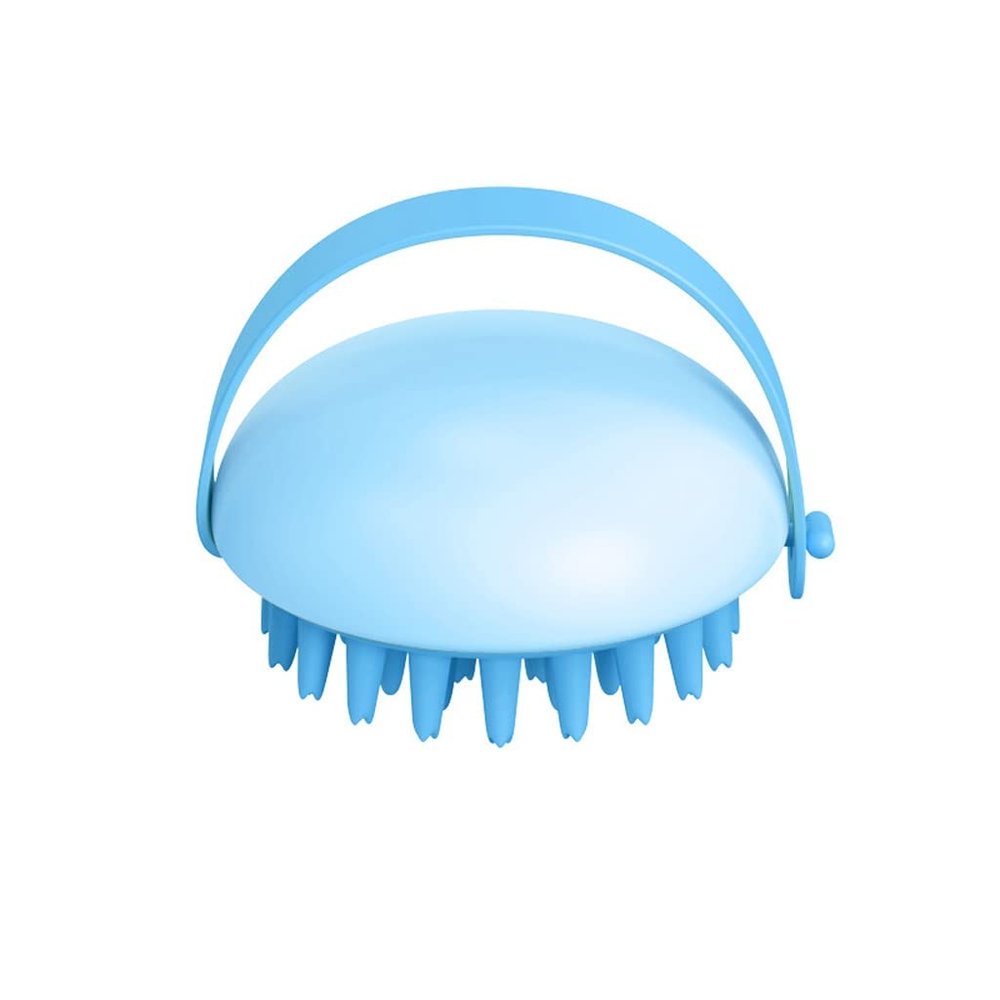 CDGTHYU Handheld Silicone Scalp Shampoo Massage Brush Shower Hair Massager Cleaning Bath Comb(E)