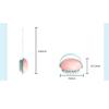 CDGTHYU Handheld Silicone Scalp Shampoo Massage Brush Shower Hair Massager Cleaning Bath Comb(E) view 2