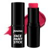 Janwana Pink Face Body Paint Stick Oil Based Cream Waterproof Non-Toxic Face Painting for Halloween Softball Baseball Football Event Eye Black Skull Clown Cosplay SFX Makeup Costume Party view 1