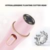 Miriam Song 4 in 1 Electric Hair Shaver Epilator Portable USB Rechargeable Eyebrow Nose Hair Trimmer Facial Body Groomer for Women Men Pink ABS Cosmetic Travel Size view 3