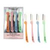 The Crme Shop 4PC Retractable Multi-Purpose Face & Brow Razors (Pastel) view 1