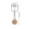 IMIKEYA Shiny Rhinestone Eyelash Curler with Gold Finish, Mini Lash Curler for Travel, Comfortable No-Pinch Design, Includes Replacement Pads, Suitable for Eye Shapes and Lash Lift Styling view 2