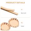 OSOLADY 20pcs Blank Cabochon Hair Clip - DIY Hair Bobby Pins with Round Tray Base - Handmade Hairpin Metal Cabochon Base Accessories for Hairstyling Art Projects view 3