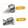 Ipetboom 6pcs Stainless Steel Lotion Bottle Pump Replacement Pressing Type Nozzle for Refillable Soap Dispenser Bottles Suitable for Bathroom and Kitchen Use view 3
