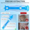 Xiuouix 60PCS Pimple Popper Kit with 72 Acne Patches, Disposable Blemish Tool for Whitehead, Blackhead, Pimple Clearing, Ultra-Fine 0.3mm Tip for Home/Travel Use (Blue) view 4
