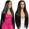 DULOVE Human Hair Wig 230% Density Pre Plucked 13x4 HD Lace Front 28 Inch view 1
