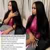 DULOVE Human Hair Wig 230% Density Pre Plucked 13x4 HD Lace Front 28 Inch view 2