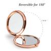 QUSTGO Christian Gifts for Women Girls Her, Inspirational Religious Gift for Adult Teen, Spiritual Compact Mirror for Birthday, Graduation, Mothers Day Basket Stuffers,Rose view 2