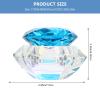 NUSITOU Crystal Nail Art Cup with Lid Octagon Heart-shaped Glass Manicure Liquid Cup for Nail Tech Supplies for Professional and Home Use view 2
