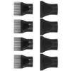 CATIEBYE 8pcs Universal Hair Dryer Attachment Set with Concentrator Nozzles and Comb Nozzles, Plastic Styling Tips for Salon and Home Hair Dryers view 1
