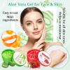 WENJLYJ 3PCS Organic Aloe Vera Gel,Aloe Vera Soothing Gel,Natural Moisturizing Lotion for Soothing Skin Care,Long Lasting Moisturizing body Lotion,After Sun Skin Care Cream for Face and Skin view 2