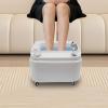 JINHZIXIU Foot Bath with Colorful Lamp & Wheels Electric Foot Spa Tub Acrylic Massage Foot Bath with Pulled Out Hand Shower, Hot & Cold Water Function for Hotel, Foot Bath Club view 2