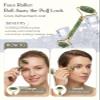 5PCS Face Roller & Gua Sha Facial Tools, Face Massage for Wrinkle Reduction & Puffiness Relief, Includes Silicone Scrubber, Headband & Travel Pouch, Jawline Sculpting and Pore Cleansing Set view 3