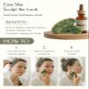 5PCS Face Roller & Gua Sha Facial Tools, Face Massage for Wrinkle Reduction & Puffiness Relief, Includes Silicone Scrubber, Headband & Travel Pouch, Jawline Sculpting and Pore Cleansing Set view 4