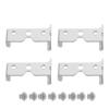 OSOLADY 4 Sets Hair Trimmer Replacement Blade Bracket, Silver Clipper Blade Holder for Barber Tools Repair Accessories Compatible for Wahl Home Salon view 1