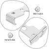 OSOLADY 4 Sets Hair Trimmer Replacement Blade Bracket, Silver Clipper Blade Holder for Barber Tools Repair Accessories Compatible for Wahl Home Salon view 3