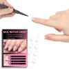 Nail Repair Patches for Damaged Nails - 6 Sizes Clear Nail Shaped Repair Sheets, Fixation & Isolation Layer, Protective Layer for Acrylic, Invisible Instant and Easy to Use 26 Pcs (590 units) view 1