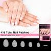 Nail Repair Patches for Damaged Nails - 6 Sizes Clear Nail Shaped Repair Sheets, Fixation & Isolation Layer, Protective Layer for Acrylic, Invisible Instant and Easy to Use 26 Pcs (590 units) view 4