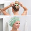 WSICSE 2 Pack Large Shower Caps For Women, Waterproof, Pink Sage view 4
