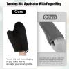 FNANJWQ Self Tanning Mitt Applicator Kit - 2 in 1 Streak-Free Natural Tanner Mitt, Double Sided Self Tan Applicator for Apply Tanning Lotion, Mousse, Sunscreen view 4