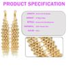 Human Braiding Hair for Boho Braids 613# Blonde Deep Curly Wave 24 IN 100G view 3