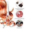 BCOATH Stainless Steel Beard and Eyebrow Scissors, Silver Hairdressing Scissors for Mens Facial Hair Grooming and Daily Beard Care view 2