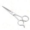 BCOATH Stainless Steel Beard and Eyebrow Scissors, Silver Hairdressing Scissors for Mens Facial Hair Grooming and Daily Beard Care view 3