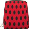 Water-resistant Large Travel Makeup Bag - Stylish Ladybug Print Pvc Leather Cosmetic Pouch With Zipper For Women - Portable Toiletry Organizer For Skincare & Makeup view 1