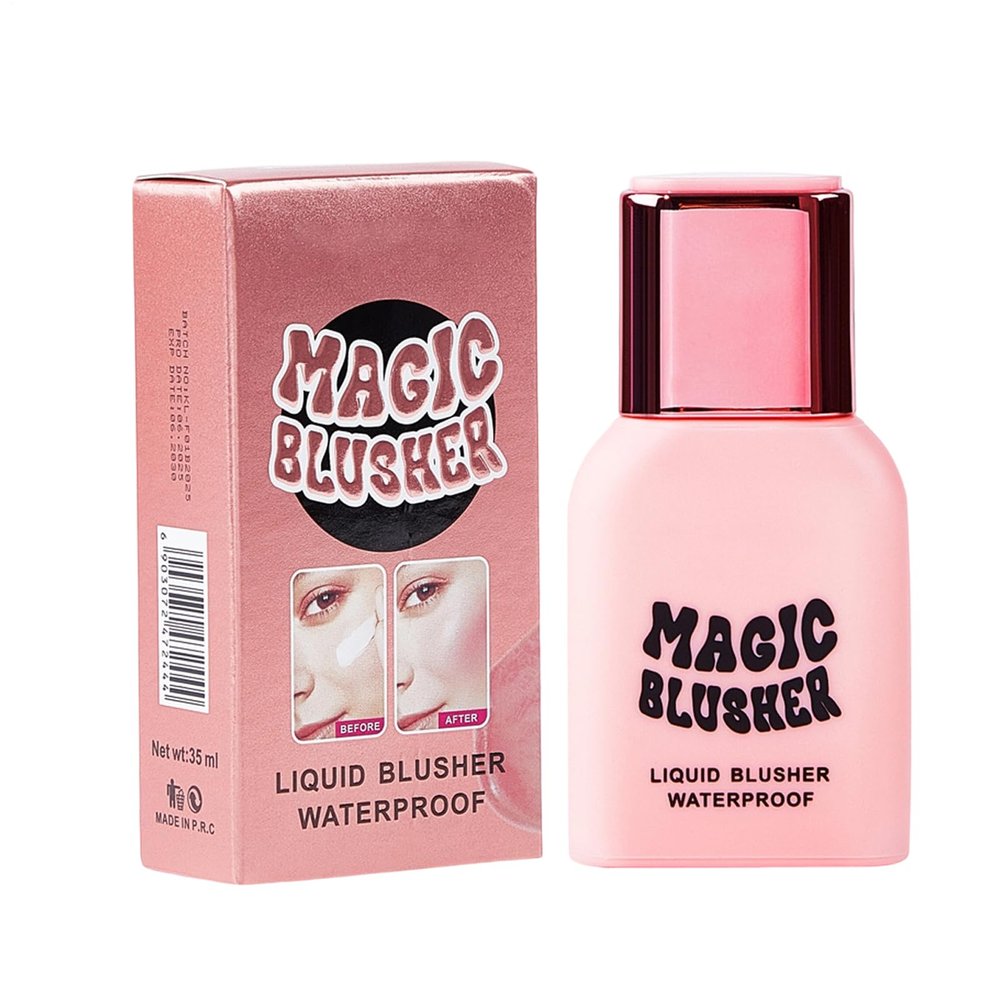 Liquid Blush for Cheeks Long-Lasting Color Changing Liquid Brightening