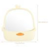 BUTIFULSIC Vanity Mirror with Storage Box Tabletop Makeup Mirror for Women for Home and Travel view 2