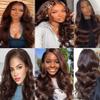 Chocolate Brown #4 Body Wave Bundles Dark Brown Bundle 16 18 20 Inch 3 Bundles 300g Unprocessed Brazilian Virgin Hair Double Weft Remy Hair Extensions Soft and Silky view 2