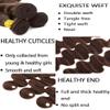 Chocolate Brown #4 Body Wave Bundles Dark Brown Bundle 16 18 20 Inch 3 Bundles 300g Unprocessed Brazilian Virgin Hair Double Weft Remy Hair Extensions Soft and Silky view 4