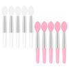 Cabilock 10pcs Disposable Silicone Mini Lipstick Applicator Brushes Portable Soft Head Lip Makeup Tools for Travel and Daily Use view 1