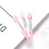 Cabilock 10pcs Disposable Silicone Mini Lipstick Applicator Brushes Portable Soft Head Lip Makeup Tools for Travel and Daily Use view 4