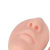 3pcs Silicone Nose Mouth Model, Professional Piercing Practice Kit, Realistic Human Nose with Mouth for Nasal Ring Stud Training, Reusable Soft Flexible Simulation Model for view 2