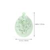 CATIEBYE 4pcs Bath Poufs Shower Balls Mesh Bath Scrubbers Soft Bubble Mesh Poufs for Daily Shower Use in Ivory and Dark Green view 2