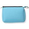 POPUPS Brand Large Makeup Bag with Zipper - Neoprene Machine Washable Travel Toiletry Cosmetic Organizer Pouch for Women (Powder Blue) view 1