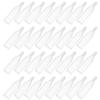 SOESFOUFU 100pcs 10ml White Cap Plastic Dropper Bottles for Essential Oils and Liquids, Refillable Squeeze Empty Bottles for Travel, Home, and Office Use view 1