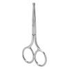 NinthAvenue Basics Nose Hair Scissors Stainless Steel Round Tip Design for Eyebrows Beard Moustache, Safe Trim, for Men Women (MJ-WB090) view 4