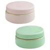 2Pcs Ceramic Mini Ointment Pot, 25ml Portable Lip Balm Jar view 1